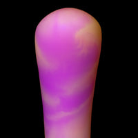 Dildo strapon com superfície lisa, encaixe para bullet e formato ergonômico Monster D