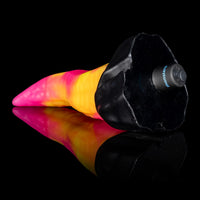 Hentai Dildo Lick Poison roxo com textura suave e curvas provocantes
