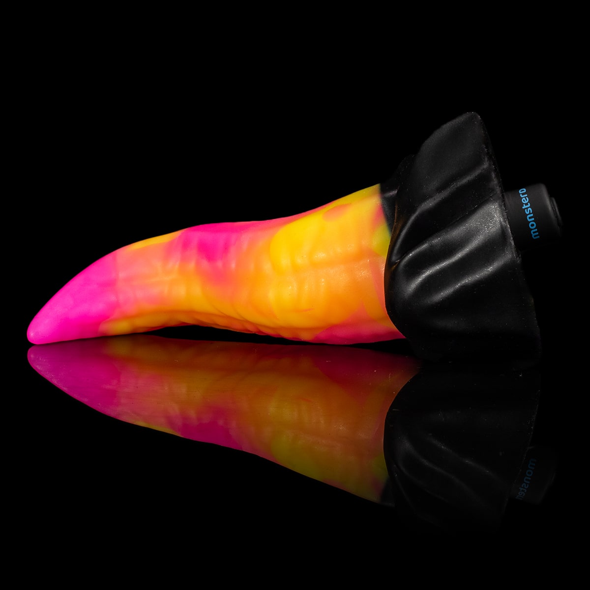 Monster D dildo Lick Poison com estímulo oral simulado e toque viciante
