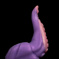 Dildo texturizado da Monster D com design de tentáculo realista
