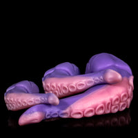Monster D dildo D-Jones com formato de tentáculo para penetração ousada
