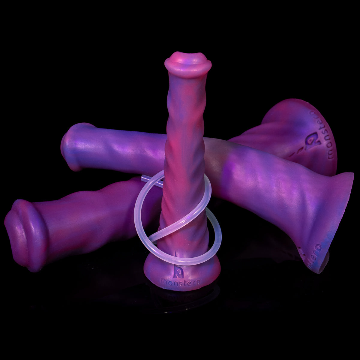 Dildo com ejaculação realista Billy em silicone firme e cavalgável
