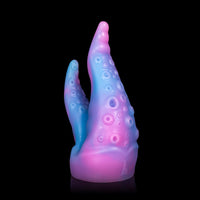 Vibrador Duplo Scylla da Monster D com tentáculos sensoriais e estímulo anal e vaginal
