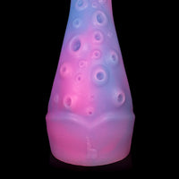 Vibrador de dupla penetração Monster D com curvas ousadas e preenchimento sensorial
