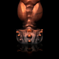 Diavolo Monster D – vibrador grosso com base estável e textura provocante
