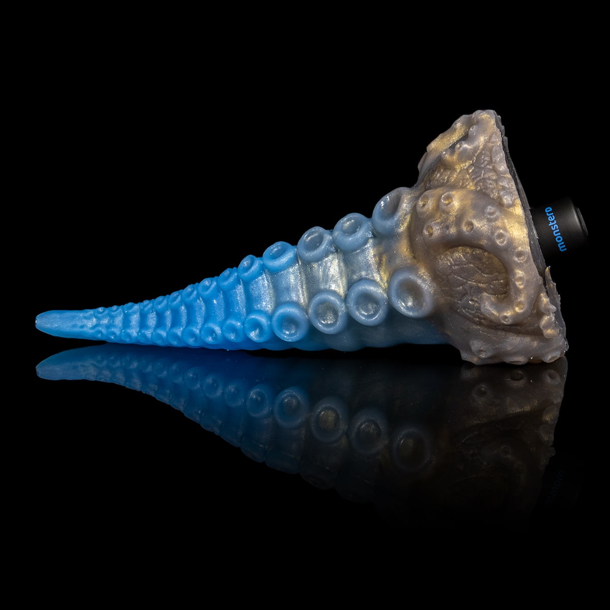 Vibrador artístico Monster D com formato de polvo e prazer profundo