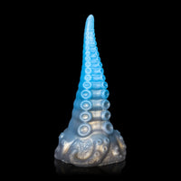 Vibrador Polvo Octus da Monster D com ponta firme e curvas que provocam