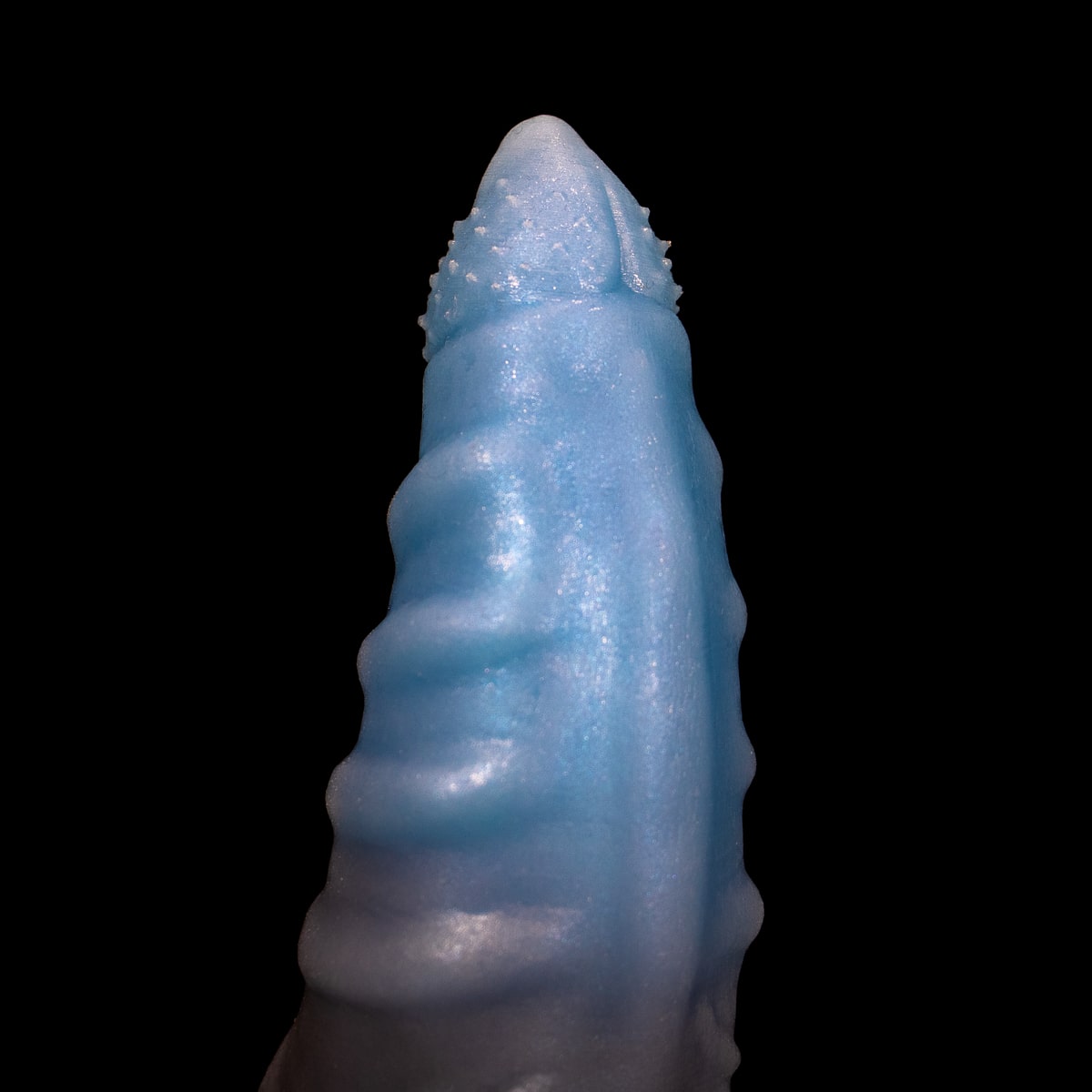 Vibrador anal Wolf com base texturizada e bullet removível
