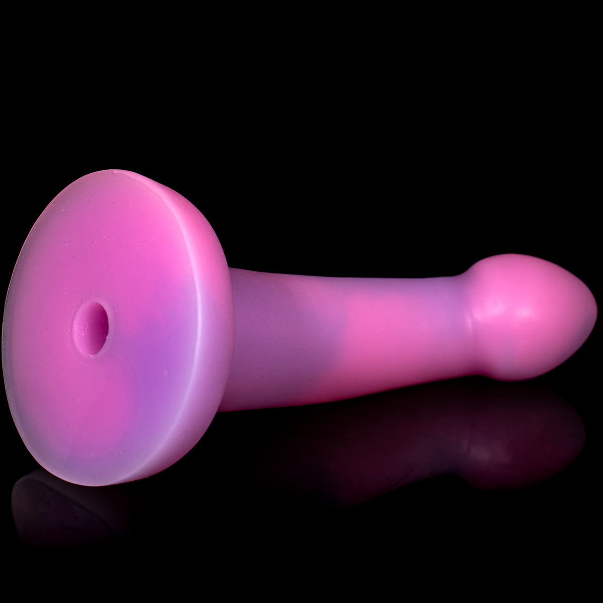 Dildo strapon Autumn com superfície lisa e base flat para cintaralho Monster D