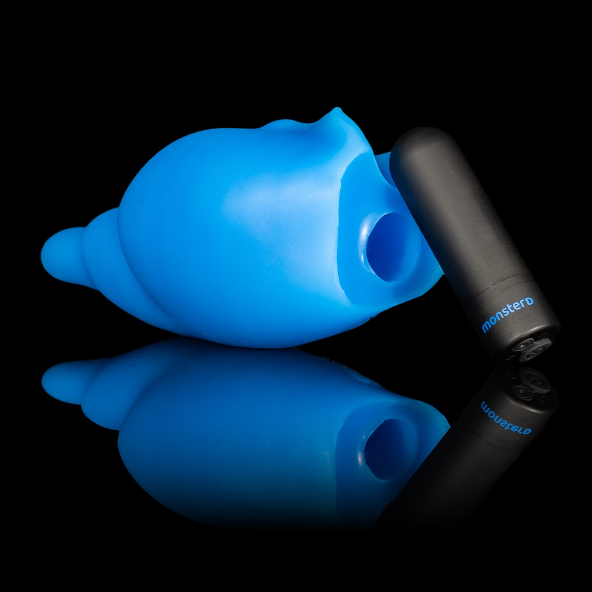 Vibrador de clitóris discreto Sense Shell da Monster D com estímulo externo refinado
