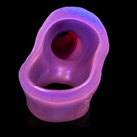 Capa peniana texturizada por dentro e por fora, perfeita para dobrar o prazer