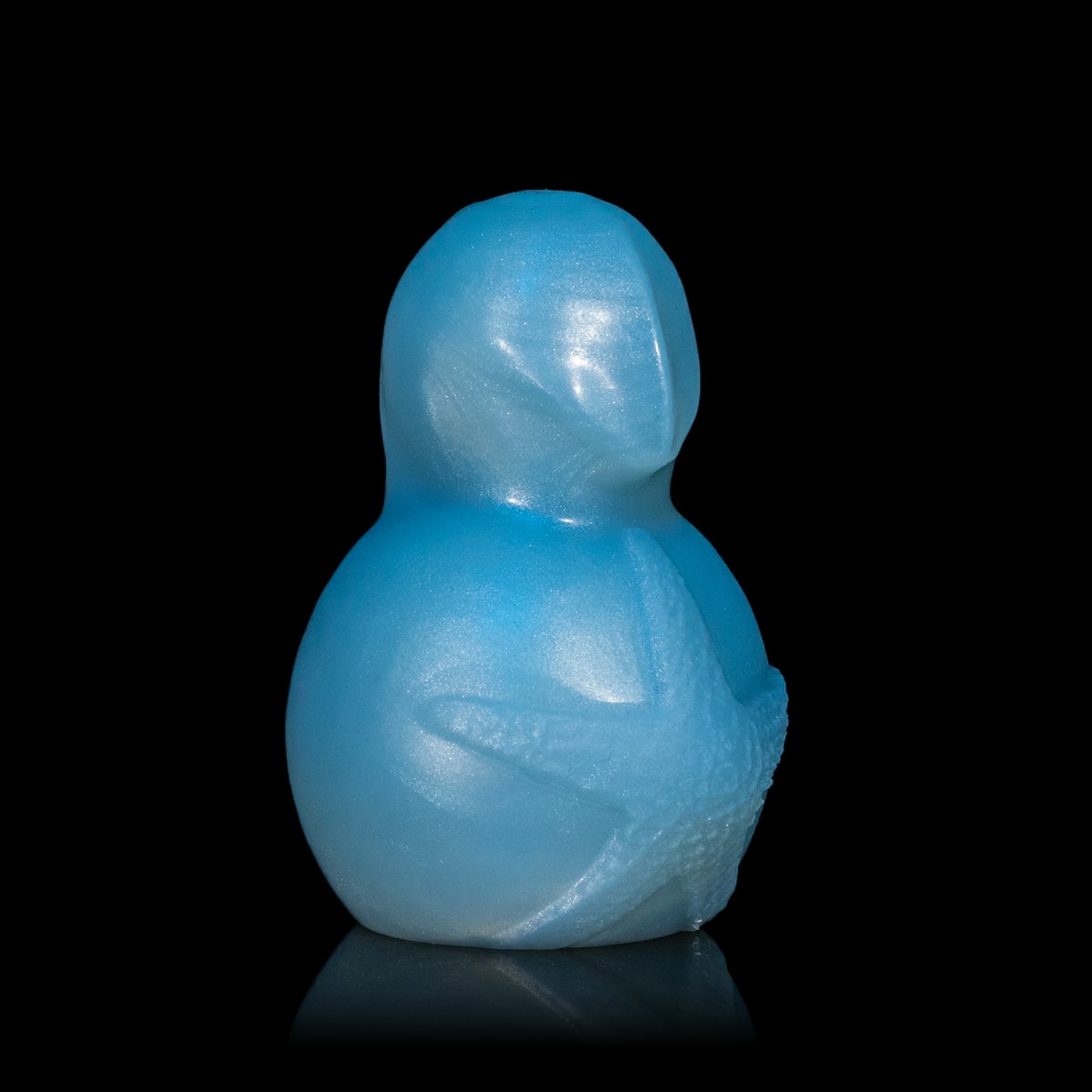 Massageador de Clitóris Sense Hydra Monster D azul com textura de estrela do mar para estímulo externo suave
